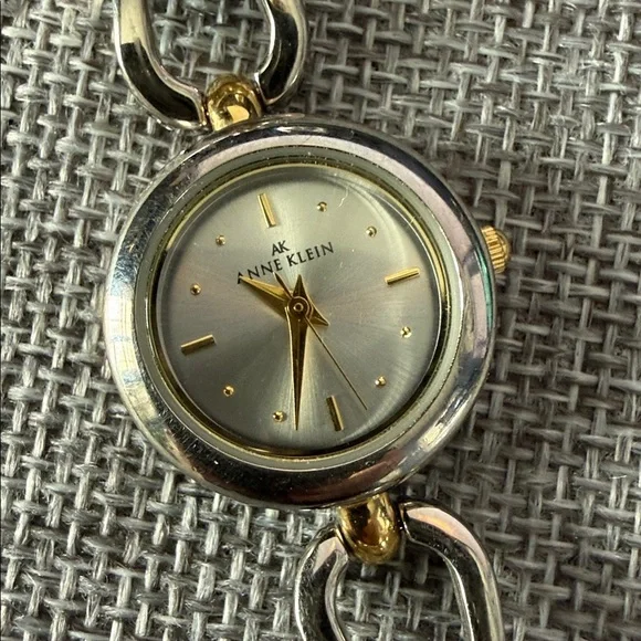 Anne Klein Elegant Silver and Gold Women's Watch - Picture 2 of 4